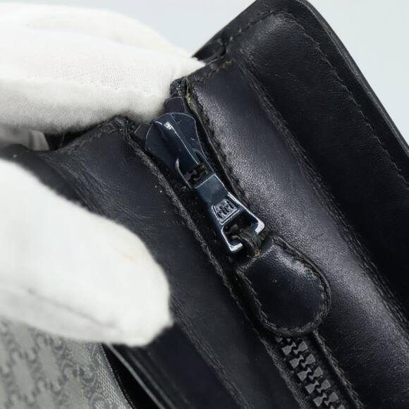 CELINE Macadam Canvas Shoulder Bag Coated Canvas Navy - Picture 10 of 16